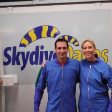 sky diving